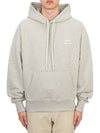 Alexandre Mattiussi Logo Print Hoodie Grey - AMI - BALAAN 2