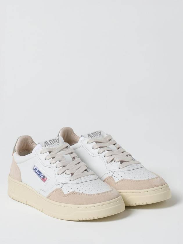 Medalist Leather Low-Top Sneakers Gold White - AUTRY - BALAAN 3