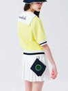 Smile Square Golf Ball Towel NAVY - MONBIRDIE GOLF - BALAAN 6