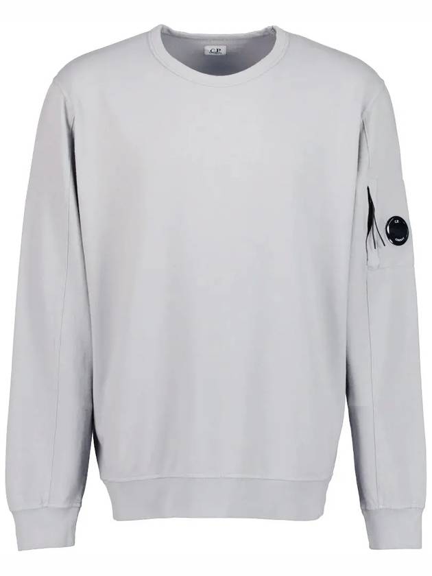 Men's Light Fleece Lens Wappen Sweatshirt Grey - CP COMPANY - BALAAN 2