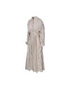 LONG STRIPED LINEN DRESS - MAX MARA - BALAAN 3