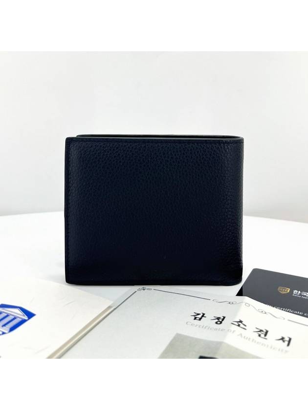 Logo Men s Bicycle Wallet Navy - DIOR - BALAAN 4