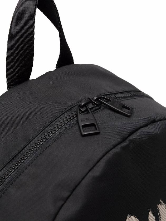 Graffiti Metropolitan Backpack Black - ALEXANDER MCQUEEN - BALAAN 3