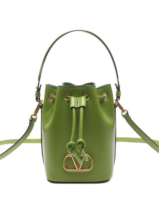 Women's V Logo Bucket Shoulder Bag - VALENTINO - BALAAN 2