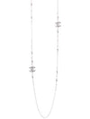 Metal Glass Pearly Long Necklace ABD444 B16782 NY391 - CHANEL - BALAAN 1