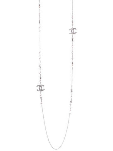 Metal Glass Pearly Long Necklace ABD444 B16782 NY391 - CHANEL - BALAAN 1