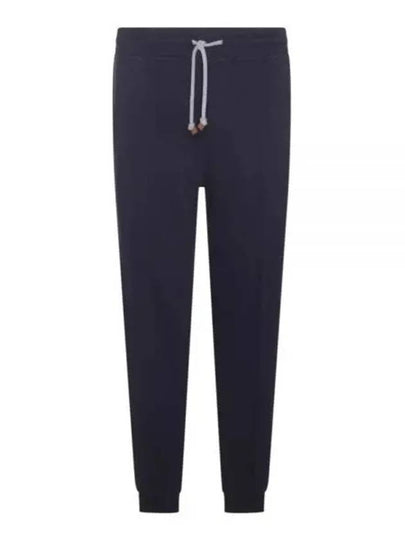 Men's Zipper Pocket Track Pants Navy - BRUNELLO CUCINELLI - BALAAN 2