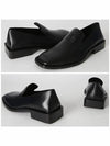 BB Logo Square Toe Loafers Black - BALENCIAGA - BALAAN 3