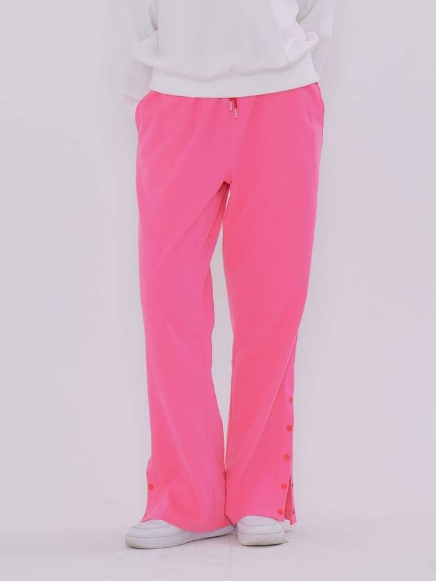 Button Banding Track Pants Pink - METAPHER - BALAAN 3