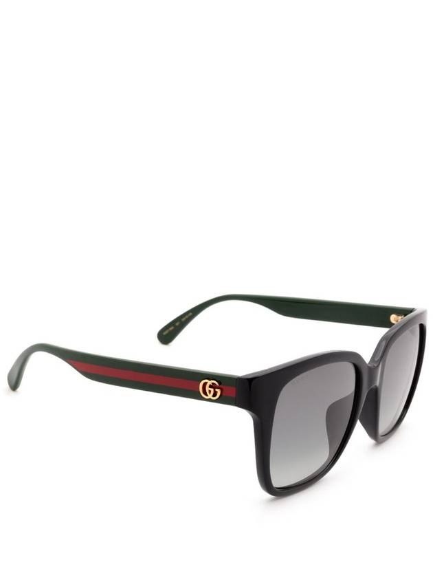 Eyewear Logo Web Sunglasses Black - GUCCI - BALAAN 3