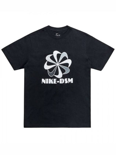 DSM Dover Pinwheel TShirt Black CZ2431 010 - NIKE - BALAAN 1