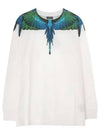 Wings LS Cotton Long Sleeve T-Shirt White - MARCELO BURLON - BALAAN 2