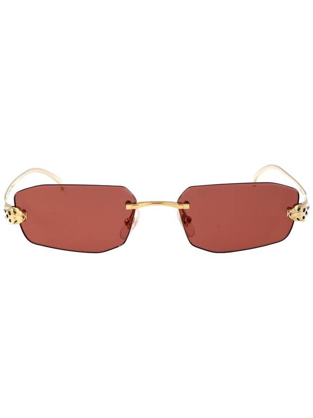 Geometric Frame Sunglasses AA672490OM - CARTIER - BALAAN 2