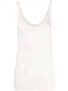 Scallop Wool Sleeveless White - CHLOE - BALAAN 2