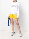 Logo Print Crew Neck Cotton Sweatshirt White - MSGM - BALAAN 5