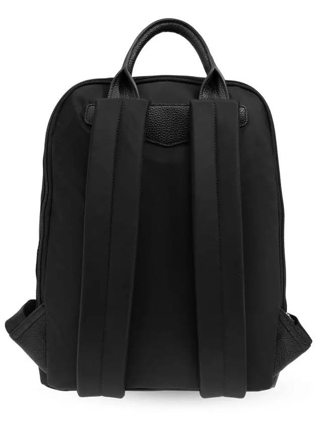 Logo Plaque Backpack Black - EMPORIO ARMANI - BALAAN 4