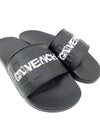 4G lettering slippers black - GIVENCHY - BALAAN 4