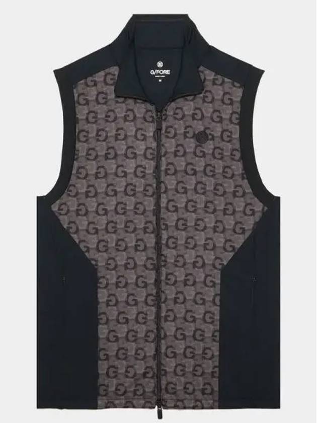 Golf PERFORMER G'S NYLON SLIM FIT VEST G4MA23O49A ONYX Men's Performer Nylon Slim Fit Vest - G/FORE - BALAAN 2