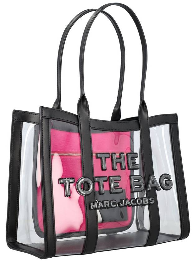 The Clear Medium Tote Bag Black - MARC JACOBS - BALAAN 3