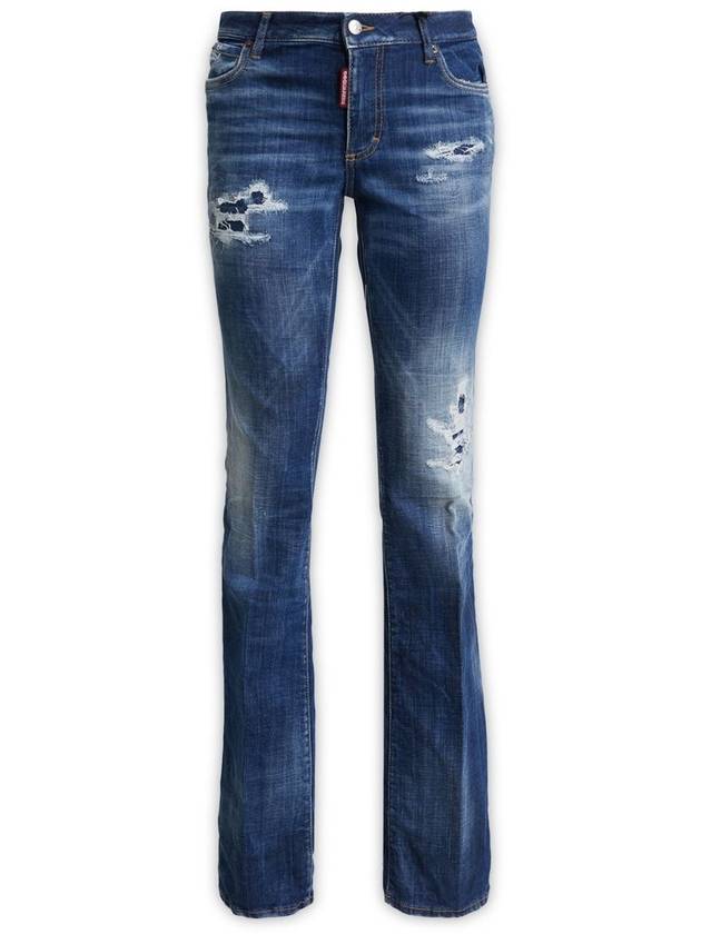 23 fw Indigo Blue Cotton Jeans S75LB0784S30342470 B0480428440 - DSQUARED2 - BALAAN 2