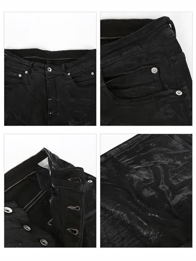 Detroit Cut Skinny Jeans Black - RICK OWENS - BALAAN 5