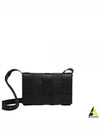 Intrecciato Cassette Cross Bag Black - BOTTEGA VENETA - BALAAN 2