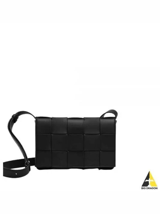 Intrecciato Cassette Cross Bag Black - BOTTEGA VENETA - BALAAN 2