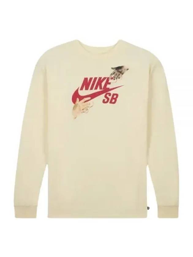 SB Skate Long Sleeve T-Shirt Coconut Milk - NIKE - BALAAN 2