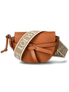 Mini Gate Dual Soft Calfskin Cross Bag Tan - LOEWE - BALAAN 2