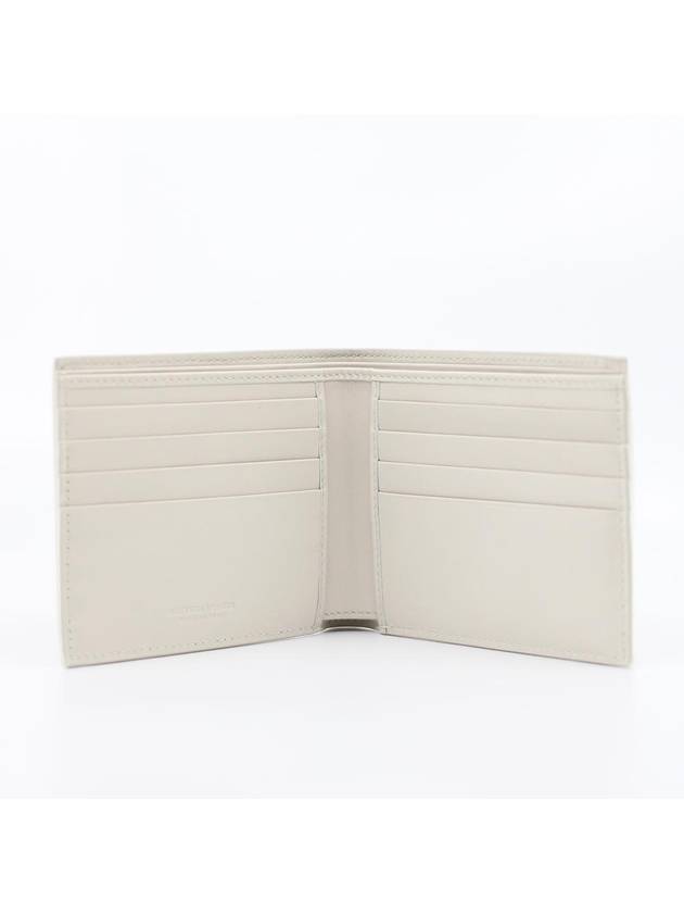 Intrecciato Leather Half Wallet Ivory - BOTTEGA VENETA - BALAAN 4