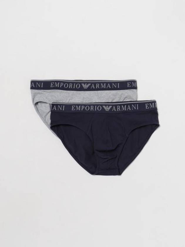 Men's Triangle Cotton Briefs 2 Pack - EMPORIO ARMANI - BALAAN 1