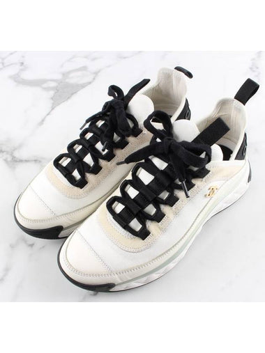 Mixed fiber sneakers size 38 250 - CHANEL - BALAAN 1