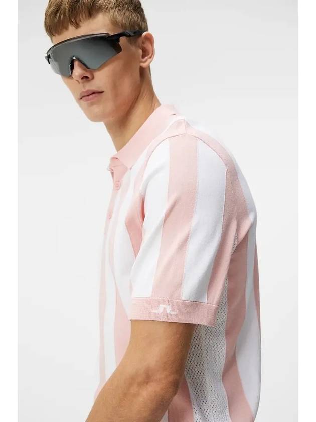 Men s Maceo Golf Knit Shirt Powder Pink GMKW08973 S022 - J.LINDEBERG - BALAAN 5