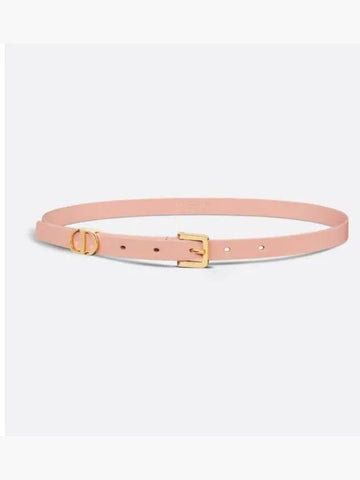 30 Montaine Loop Calfskin Belt Light Pink - DIOR - BALAAN 1