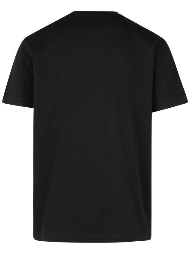 DSQUARED2 Black Cotton T-Shirt - DSQUARED2 - BALAAN 3