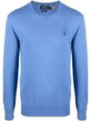 30 Points Long Sleeve Pullover Sweater Blue - POLO RALPH LAUREN - BALAAN 1