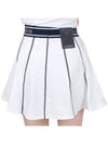 Women's NK x JL Golf Skirt White - J.LINDEBERG - BALAAN 9