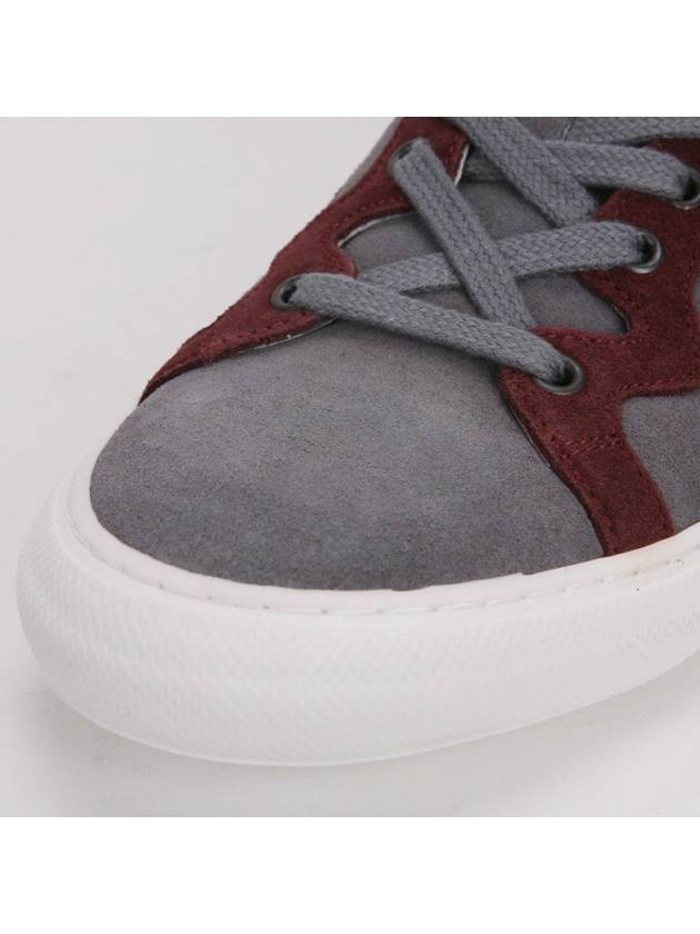 Men's High Top Sneakers 101TRIM SUEDEC GRAY WINE - PIERRE HARDY - BALAAN 6