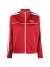 SPORTY RICH stripe detail zip up track jacket JA891RY RUBYWHITE - ETC - BALAAN 1