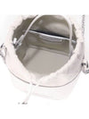 5AC Number Logo Texture Leather Bucket Bag Ivory - MAISON MARGIELA - BALAAN 6