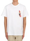 Gnome Chest Print Short Sleeve T Shirt White - JW ANDERSON - BALAAN 4