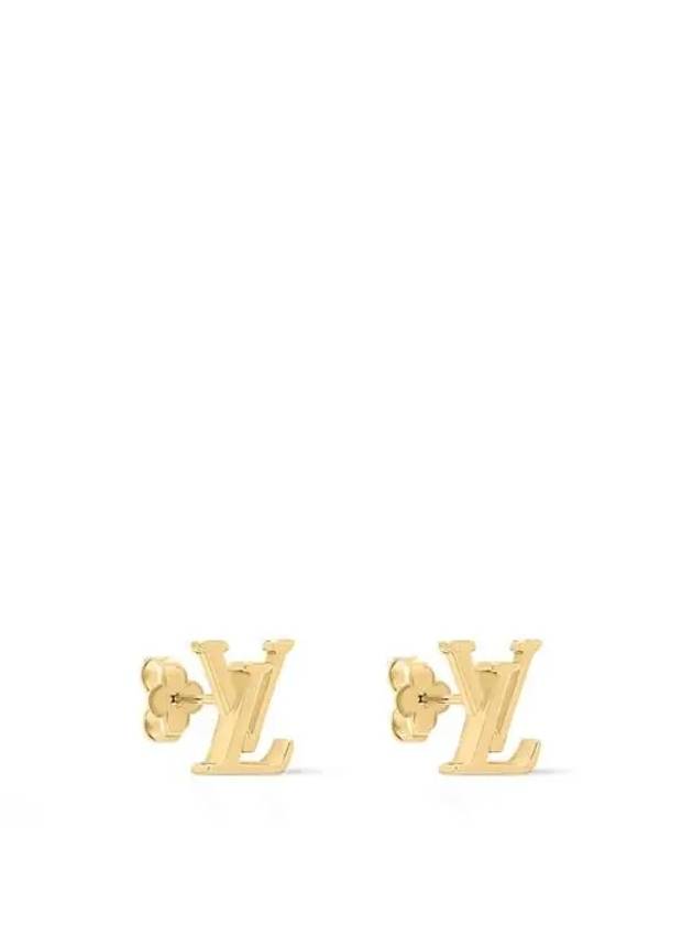 LV Iconic Earrings Gold - LOUIS VUITTON - BALAAN 4