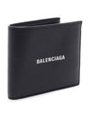 Logo Print Half Wallet Black - BALENCIAGA - BALAAN 4