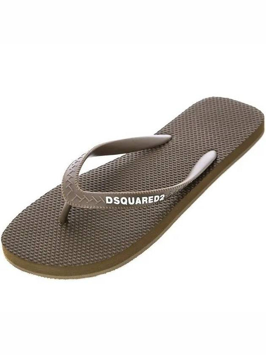 Logo Flip Flop Brown - DSQUARED2 - BALAAN 2