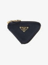 Triangle Logo Key Holder Black - PRADA - BALAAN 2