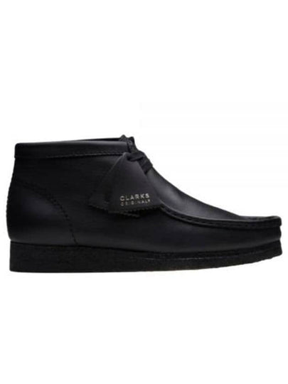 Wallabee Leather Ankle Boots Black - CLARKS - BALAAN 2