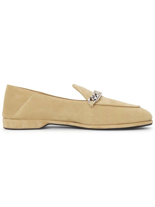 Women's Suede Loafers Beige - MIU MIU - BALAAN 6