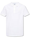 Monogram Motif Polo Shirt White - BURBERRY - BALAAN 1