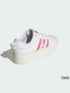 Bravada 2.0 Platform Low Top Sneakers Pink White - ADIDAS - BALAAN 3