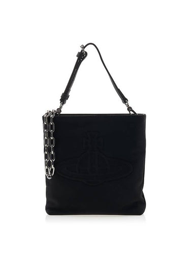 Square Re-Nylon Shoulder Bag Black - VIVIENNE WESTWOOD - BALAAN 1